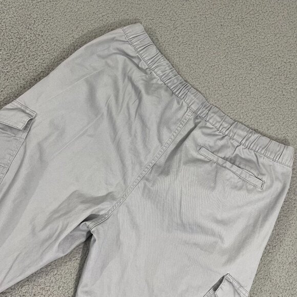 Edgar + Ash Pants Men XL Grey Pull On Drawstring Cargos - Picture 3 of 11